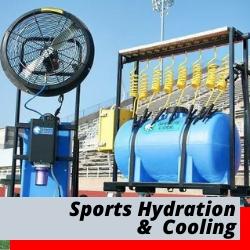 Sports Hydration Systems Cooling Misting Fans Team Hydration
